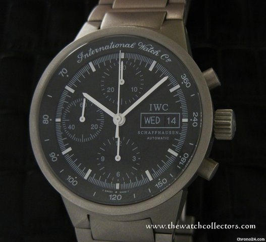 IWC GST Aquatimer Chronograph Auto Titanium"Ref.3707" Etat Exceptionnel