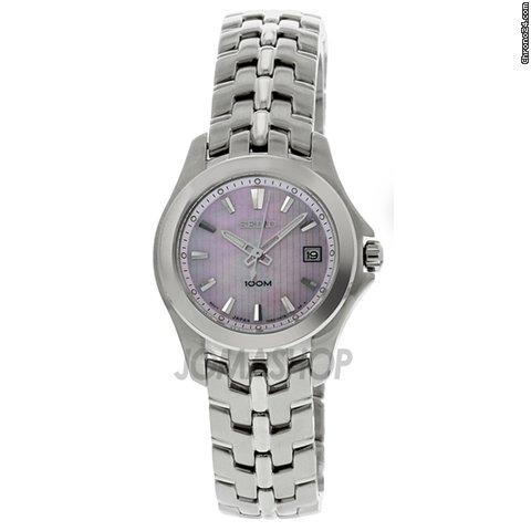 Seiko Dress Pink Mother of Pearl Dial Stainless Steel Ladies Watch SXDB87