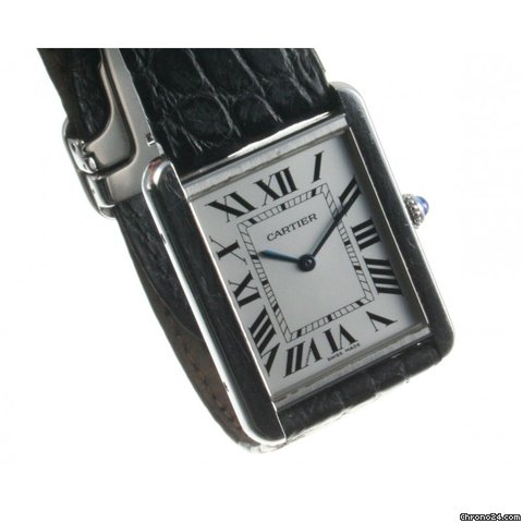 Cartier Tank Herren Edekstahl Ref. 2715