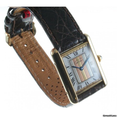 Cartier Vermeil 925er Silber Tri-Color vergoldet