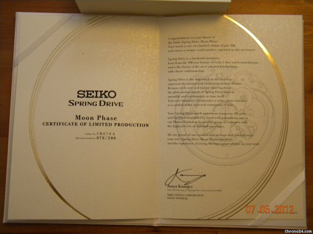 replica Seiko Spring Drive Moon Phase WATCHES 1 