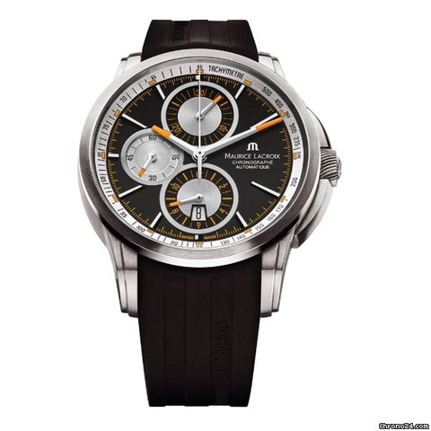 Maurice Lacroix Uhren Pontos Chronographe Titanium, PT6188-TT031-330