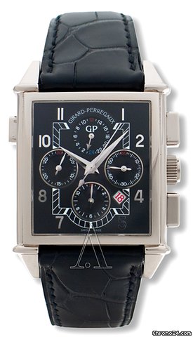 Girard Perregaux Men's Vintage 1945 Chronograph GMT Watch