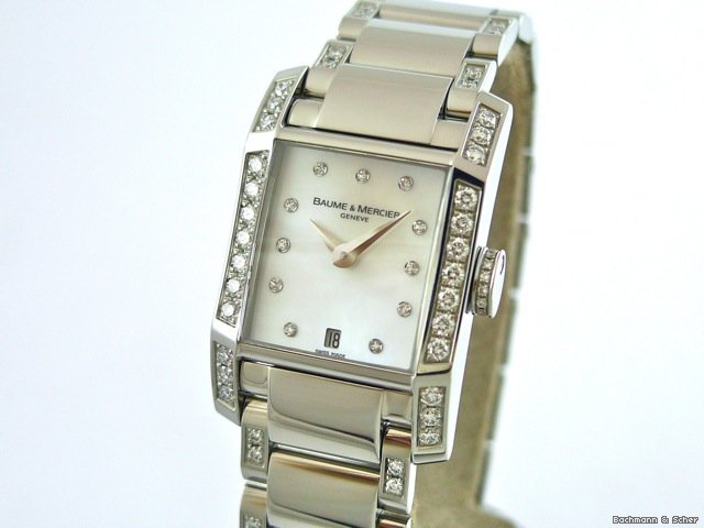 Baume & Mercier DIAMOND, Lady's Diamond Set, Stainless Steel, Unworn