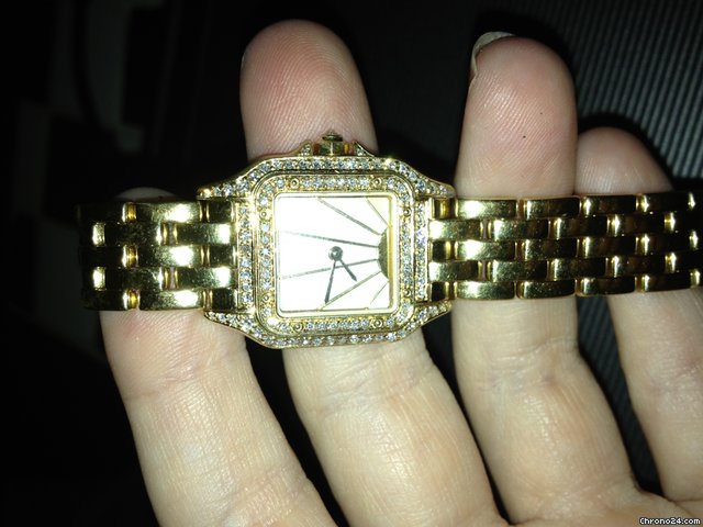 replica Cartier Panther 18k GOld Sunburst WATCHES 1 