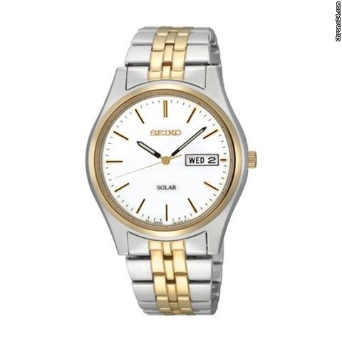 Seiko Two-tone Solar Mens Watch SNE032