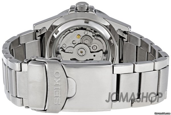 replica Seiko 5 Automatic Black Dial Stainless Steel Mens Watch SNZH23 WATCHES 1 
