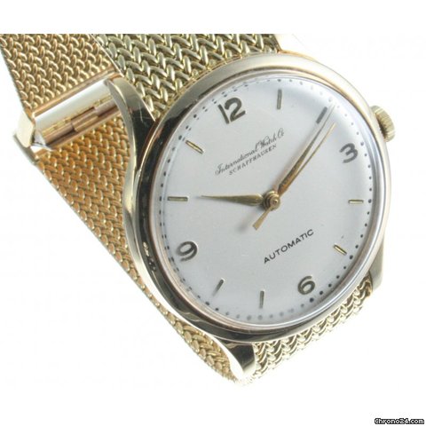 IWC Automatik Herrenuhr 750er Vollgold