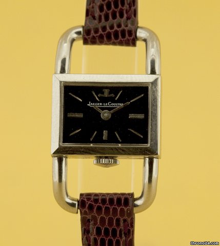 Jaeger-LeCoultre HERMES ETRIER BLACK DIAL ACIER