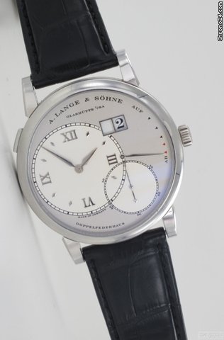 A. Lange & Sohne Grande Lange 1 in 950er Platinum
