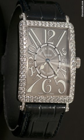 Franck Muller Oro Bianco con diamanti Long Island