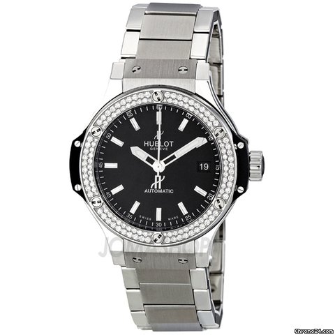 Hublot Big Bang Automatic Black Dial Stainless Steel Mens Watch 365.SX.1170.SX.1104