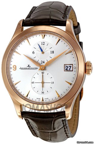 Jaeger-LeCoultre Master Dual Time Silver Dial Automatic Mens Watch Q1622430