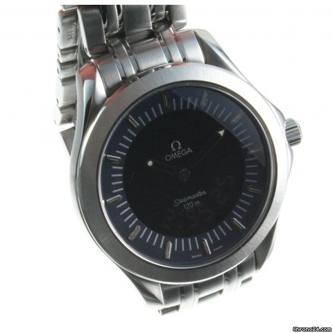 Omega Seamaster Edelstahl Multifunktion Digital Herren Edelstahl