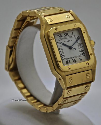 replica Cartier Santos Oro Auto WATCHES 1 