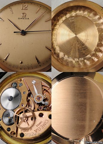replica Omega Vintage 18k Rose Gold 38mm Cal. 283 WATCHES 1 