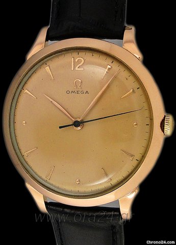 Omega Vintage 18k Rose Gold 38mm Cal. 283