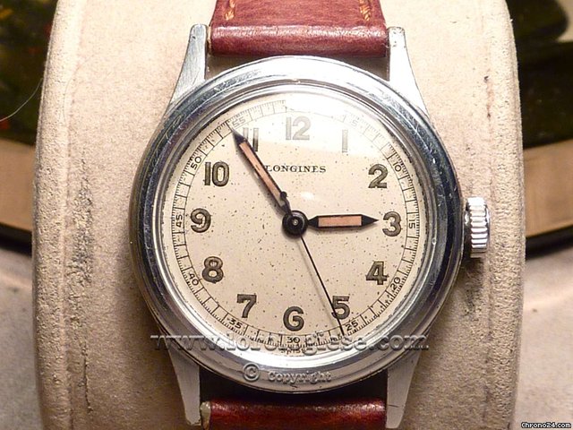 Longines U.S. NAVY 1943 Military BU.SHIP watch