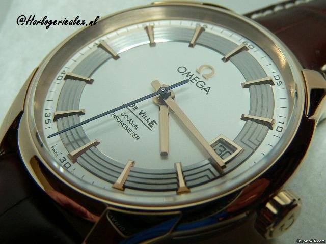 Omega De Ville Hour Vision Date 18krt Red Gold