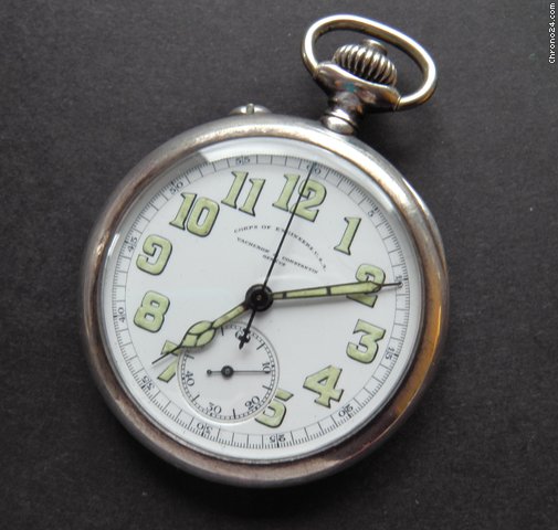 Vacheron Constantin Corps of  Engineers Milit?r Chronograph Taschenuhr