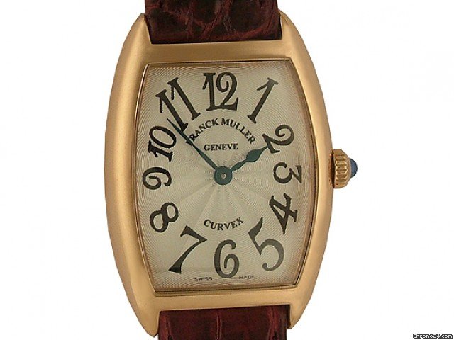 Franck Muller Cintree Curvex Lady Tonneau 18kt Rosegold 35x25mm