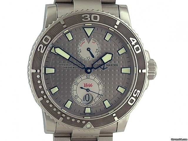 Ulysse Nardin Marine Diver Chronometer Stahl/Stahl 43mm
