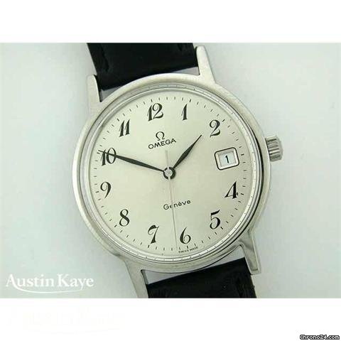 Omega Geneve steel manual on strap