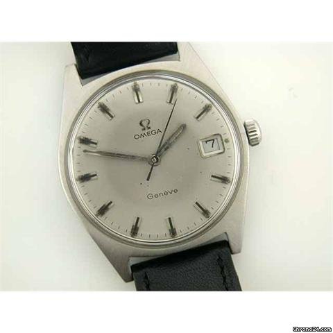 Omega Geneve steel manual on strap