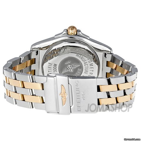 replica Breitling Galactic 41 Mother of Pearl Steel and Gold Mens Watch C49350LA-A706TT WATCHES 1 