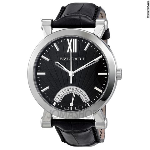 Bulgari Sotirio Automatic Retrograde Date Mens Watch SB42BSLDR