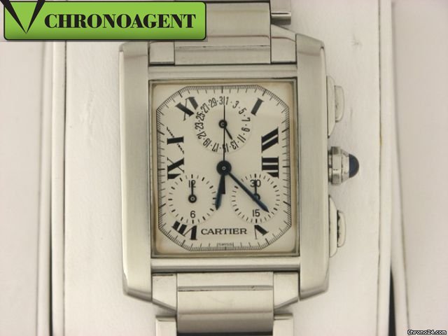 Cartier Tank Francaise Chronoflex Acciaio