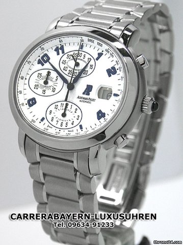 Audemars Piguet Millenary Chrono Stahl/Stahl wei es ZB