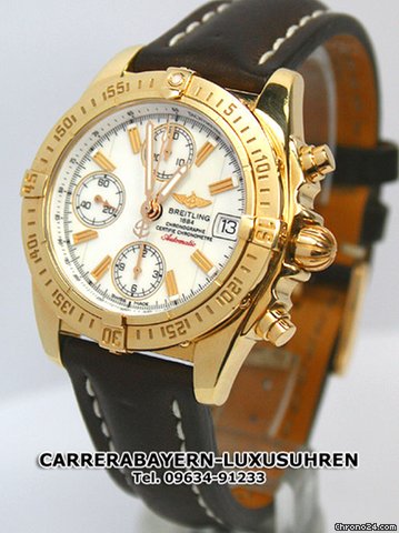 Breitling Chrono Cockpit 18ct Rotgold