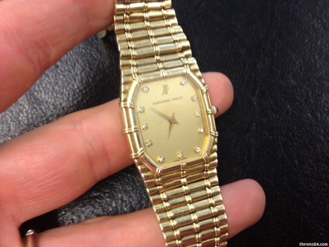 Audemars Piguet Oro 18 kt Gold Diamanti Diamond Carica Manuale Manual Bamboo