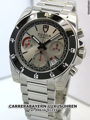 Tudor Gran Tour Chrono Stahl/Stahl