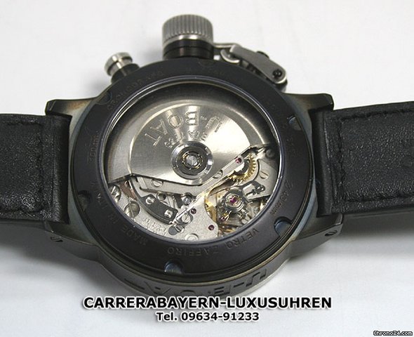replica U-Boat Flightdeck CAB Chrono PVD 43mm Karbon WATCHES 1 
