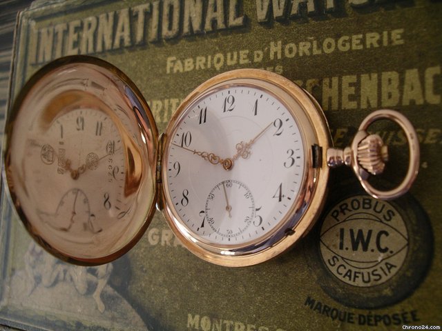 replica IWC Savonette in Gelbgold WATCHES 1 