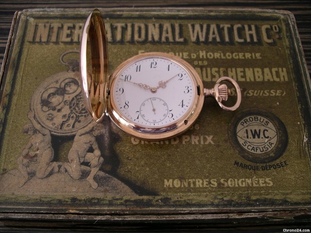 IWC Savonette in Gelbgold