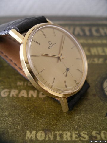 Zenith Handaufzug 18 Karat Gold