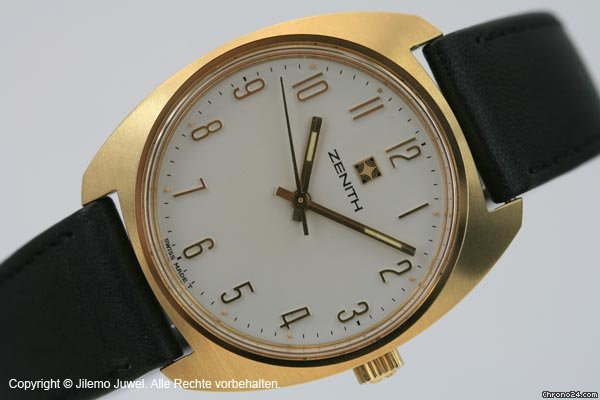 Zenith Stahl / Gold Handaufzug