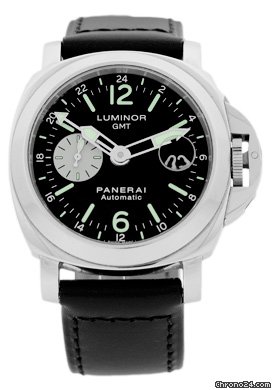 Panerai Gent's Stainless Steel 44mm  Luminor GMT PAM 88