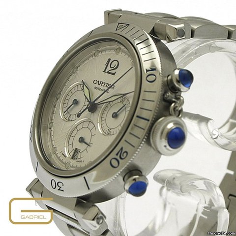 replica Cartier Pasha 38mm Chronograph WATCHES 1 