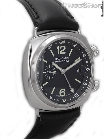 replica Panerai PAM 184 G Radiomir GMT - 42mm Stainless Steel - Discontinued & Collectible Model - Very Rare & Completely Sold Out WATCHES 1 