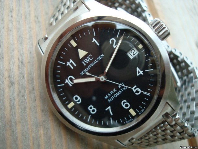 IWC Mark XII Fliegeruhr in Stahl/Stahl von 1995