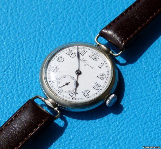 Longines Fr��he Offiziersuhr von 1914