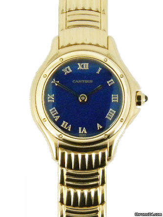 Cartier 18k yellow gold ladies Cougar