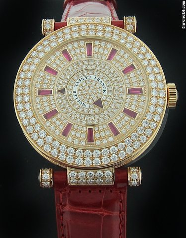 Franck Muller DM Rose Gold Double Mystery Diamond Ruby DM42D2RCD