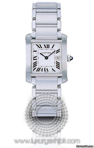 Cartier Tank Francaise Stainless Steel Unisex Watch W51011Q3