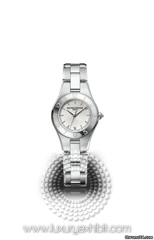 Baume & Mercier &  Linea Stainless Steel Ladies Watch MOA10009