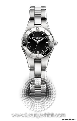 Baume & Mercier &  Linea Stainless Steel Ladies Watch MOA10010